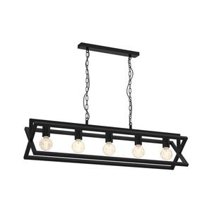 Luster na reťazi ARNOLD 5xE27/60W/230V čierna MLP8564 vyobraziť