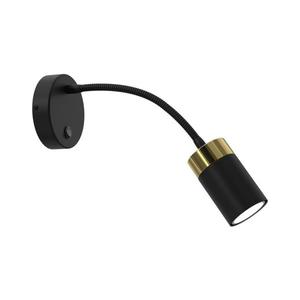 Flexibilná lampička JOKER 1xGU10/8W/230V čierna/zlatá MLP8536 vyobraziť