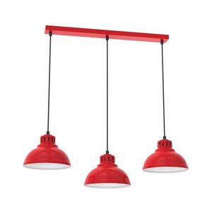 Luster na lanku SVEN 3xE27/15W/230V červená 9227 vyobraziť