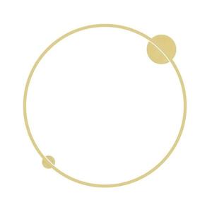 LED Nástenné svietidlo SATURNO LED/46W/230V pr. 80 cm IP44 zlatá ML8861 vyobraziť