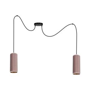 HEXE Luster na lanku AVALO 2xE27/60W/230V pavúk ružová/medená 0120 vyobraziť