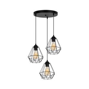HEXE Luster na lanku DIAMENT 3xE27/60W/230V 0060 vyobraziť