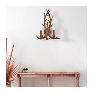 Searchlight 6412-2BR - Nástenné svietidlo STAG 2xE14/40W/230V parožie 6412-2BR vyobraziť