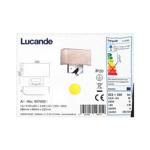 Lucande - LED Nástenná lampa VIRVE 1XLED/13, 4W/230V + 1xLED/3, 4W/230V 4251096548419 vyobraziť