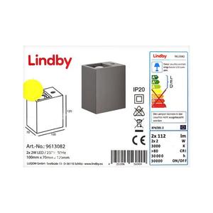 Lampenwelt - LED Nástenné svietidlo CATALEYA 2xLED/2W/230V 4251096560404 vyobraziť