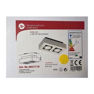 Lampenwelt - Bodové svietidlo 2xGU10/5W/230V 4251096541922 vyobraziť