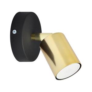 LED Nástenné bodové svietidlo TUNE 1xGU10/4, 8W/230V zlatá/čierna R-KM 1927/1 BK+GO MAT vyobraziť