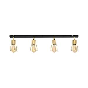Bodové svietidlo TUBE 4xE27/15W/230V zlatá/čierna R-L 1924/4K BK+GO MAT vyobraziť