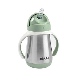 Beaba - Termoizolačný hrnček so slamkou 250 ml zelená 913535BB vyobraziť