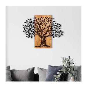Nástenná dekorácia 72x58 cm strom drevo/kov 279ENZ1771 vyobraziť