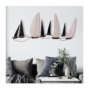 Nástenná dekorácia 52x117 cm plachetnica kov 279ENZ2519 vyobraziť