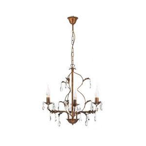 ONLI - Luster na reťazi TERESA 3xE14/6W/230V bronzová 4670/3 vyobraziť