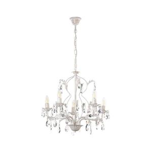 ONLI - Luster na reťazi TERESA 5xE14/6W/230V biela 4670/5A vyobraziť