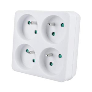 P108 - Rozbočovacia zásuvka 4x 10A biela P108 vyobraziť