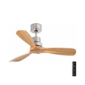 FARO Barcelona FARO 33509DC - Stropný látor MINI LANTAU chróm/drevo pr. 107 cm + DO 33509DC vyobraziť