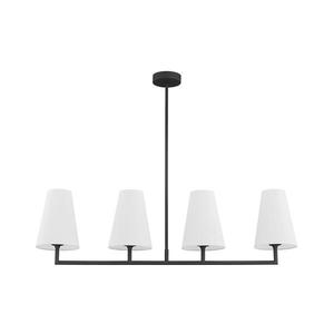 Argon 1831 - Luster na tyči SAFIANO 4xE27/15W/230V čierna 1831 vyobraziť