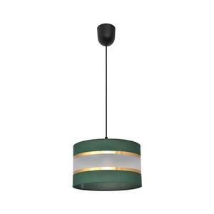 Luster na lanku HELEN 1xE27/15W/230V pr. 25 cm zelená/zlatá W-0802/1 GN+GO+MAT vyobraziť
