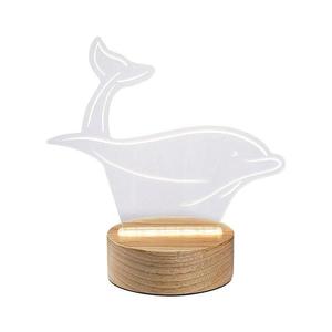 Rabalux 76002 - LED Detská stolná lampička AKALI LED/2W/5V 3000K delfín buk 76002 vyobraziť