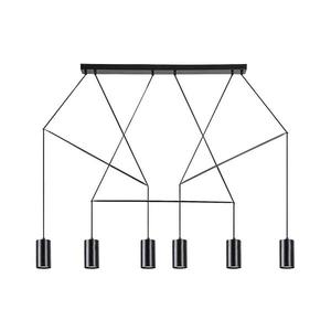 Rabalux 72018 - Luster na lanku ASLAUG 6xGU10/50W/230V 72018 vyobraziť