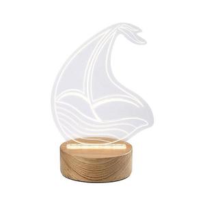 Rabalux 76001 - LED Detská stolná lampička AKALI LED/2W/5V 3000K loď buk 76001 vyobraziť