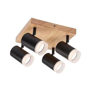 Rabalux 73124 - Stropné bodové svietidlo TORAS 4xGU10/5W/230V dub 73124 vyobraziť