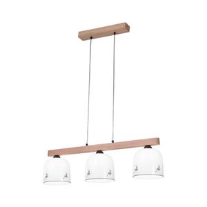 Kolarz A1352.83.Gr.100- Luster na lanku NONNA 3xE27/60W/230V jelene dub/biela/šedá A1352.83.Gr.100 vyobraziť