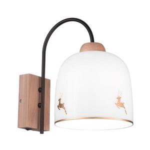 Kolarz A1352.61.Au.100-Nástenná lampa NONNA 1xE27/60W/230V jelene dub/biela/zlatá A1352.61.Au.100 vyobraziť