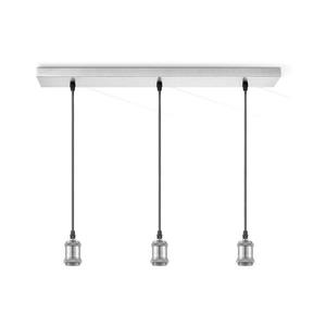 Home Sweet Home Napájací kábel VINTAGE 3xE27/40W/230V matný chróm 8718808106467 vyobraziť