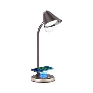 08971L - LED Stmievateľná stolná lampa FINCH LED/9W/12/230V hnedá/zlatá 08971L vyobraziť