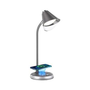 08972L - LED Stmievateľná stolná lampa FINCH LED/9W/12/230V šedá/chróm 08972L vyobraziť