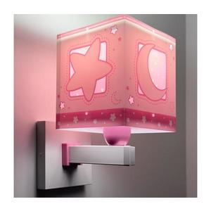 Dalber 63239S - Detské nástenné svietidlo MOONLIGHT 1xE27/15W/230V ružová 63239S vyobraziť