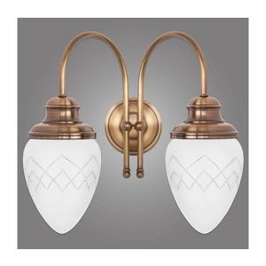 Kemar RI/K/2/M - Nástenné svietidlo RINAMA 2xE27/60W/230V mosadz RI/K/2/M vyobraziť