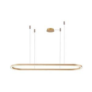 Azzardo - LED Stmievateľný luster na lanku ELENA LED/60W/230V 150 cm zlatá vyobraziť