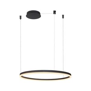 Azzardo -LED Stmievateľný luster na lanku HALO LED/54W/230V pr. 80 cm čierna vyobraziť