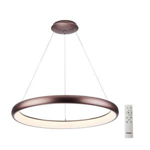 Azzardo - LED Stmievateľný luster na lanku ANTONIO LED/80W/230V hnedá + DO vyobraziť