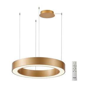 Azzardo - LED Stmievateľný luster na lanku MARCO LED/80W/230V zlatá + DO vyobraziť