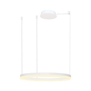 Azzardo - LED Stmievateľný luster na lanku HALO LED/56W/230V pr. 80 cm biela vyobraziť