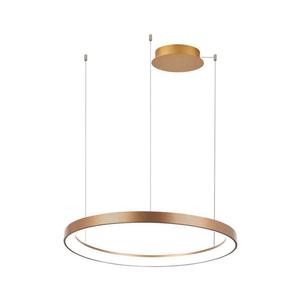 Azzardo -LED Stmievateľný luster na lanku AGNES LED/38W/230V pr. 48 cm zlatá vyobraziť