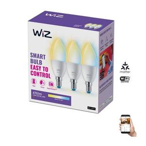 SADA 3x LED Stmievateľná žiarovka C37 E14/4, 9W/230V 2700-6500K CRI 90 Wi-Fi - WiZ 8720169075696 vyobraziť