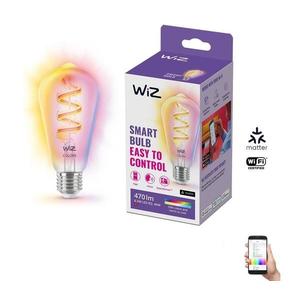 LED RGBW Stmievateľná žiarovka ST64 E27/6, 3W/230V 2200-6500K Wi-Fi - WiZ 8720169072213 vyobraziť