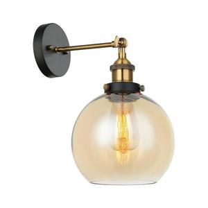 MBM-4330/1 GD+AMB - Nástenné svietidlo CARDENA 1xE27/40W/230V MBM-4330/1 GD+AMB vyobraziť