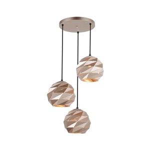 PND-2424-3S-GD - Luster na lanku PALERMO 3xE27/40W/230V rose gold PND-2424-3S-GD vyobraziť