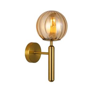 WL-2324-1 BRO+AMB - Nástenné svietidlo RAVENA 1xE27/5W/230V zlatá WL-2324-1 BRO+AMB vyobraziť