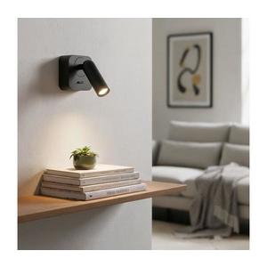 Ideal Lux - LED Nástenné bodové svietidlo BEAN LED/3W/230V CRI 90 čierna 260655 vyobraziť