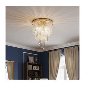 Ideal Lux - Krištáľový prisadený luster CARLTON 12xE14/40W/230V pr. 50 cm zlatá 213507 vyobraziť