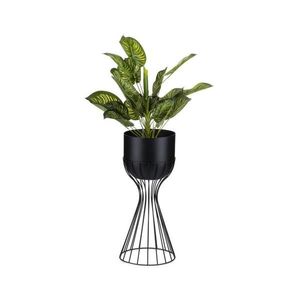 HowHomely Kovový kvetináč LOFT 46x20 cm čierna HH-ML-07-B vyobraziť