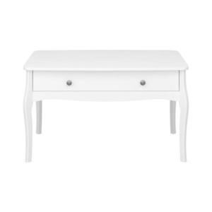 Konsimo Sp. z o.o. Sp. k. Odkladací stolík BAROQUE 55x96, 5 cm biela 11075.12.100 vyobraziť