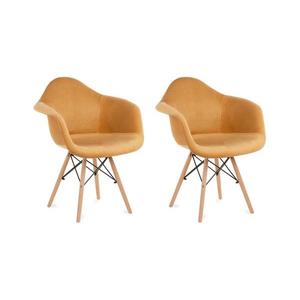 Konsimo Sp. z o.o. Sp. k. SADA 2x Jedálenská stolička NEREA 80x60, 5 cm žltá/buk 10440.05.070 vyobraziť