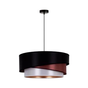 - Luster na lanku KOBO 1xE27/15W/230V pr. 45 cm čierna/vínová/strieborná 600231 vyobraziť