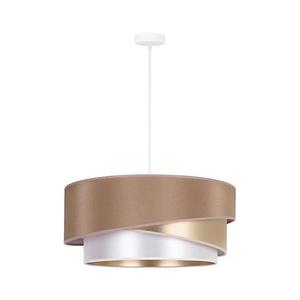 - Luster na lanku KOBO 1xE27/15W/230V pr. 45 cm béžová/zlatá/biela 600248 vyobraziť